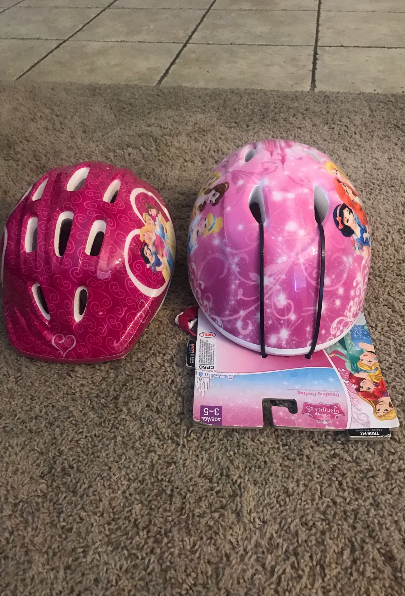 Girls Princess bike helmet
