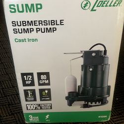 Cast Iron Submersible Sump Pump By Zoeller