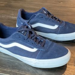 Navy Blue Vans 10 1/2