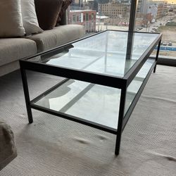 Glass /metal Frame Coffee Table 