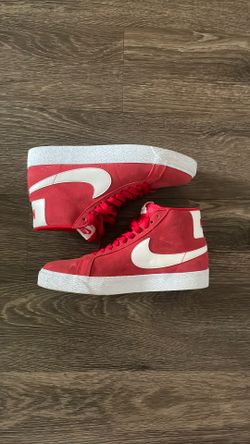 Nike SB BLAZER MID Red/white, size 7 in Men’s