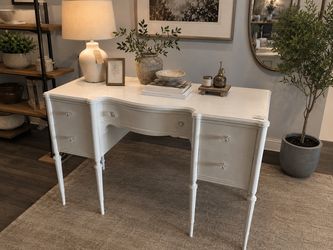 Princess Style Desk With Ornate Handles