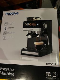 In box espresso machine with grinder