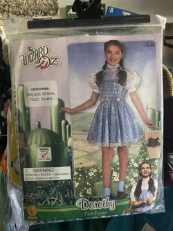 New Dorothy Wizard Of Oz Costume