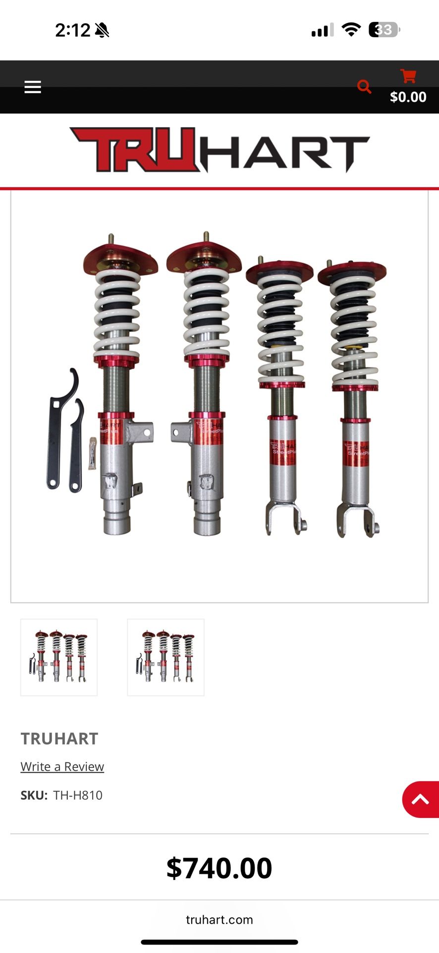 Honda Accord/Acura TLX Coil overs
