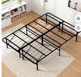 Queen memory foam mattres & foldable box springs