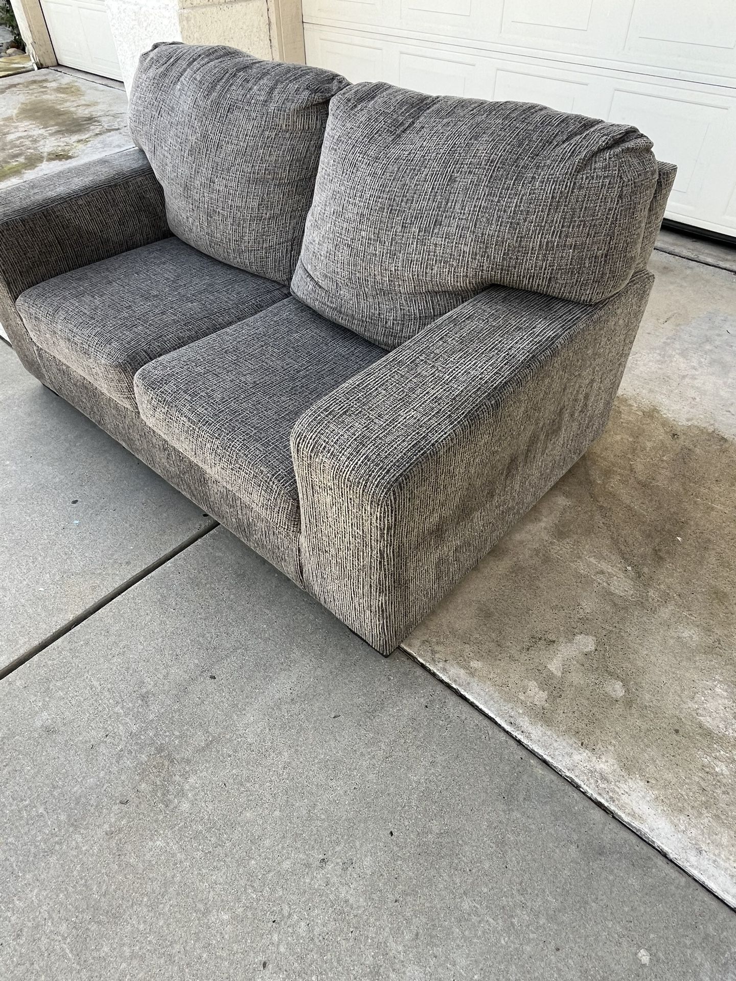 Brown Loveseat 