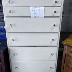 6 Drawer High Boy Dresser 