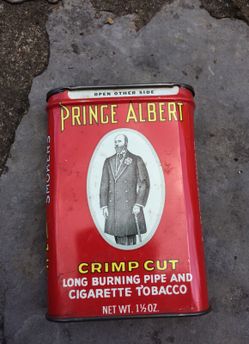 Prince Albert tobacco in a can (antique)