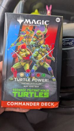 Brand new factory sealed magic the gathering tmnt for sale