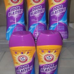 5 ARM & HAMMER ODOR BLASTERS 15oz BOTTLES FOR $20/$20 Por Los 5