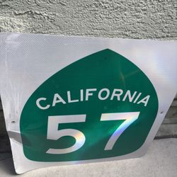 Large 57 Freeway Sign 