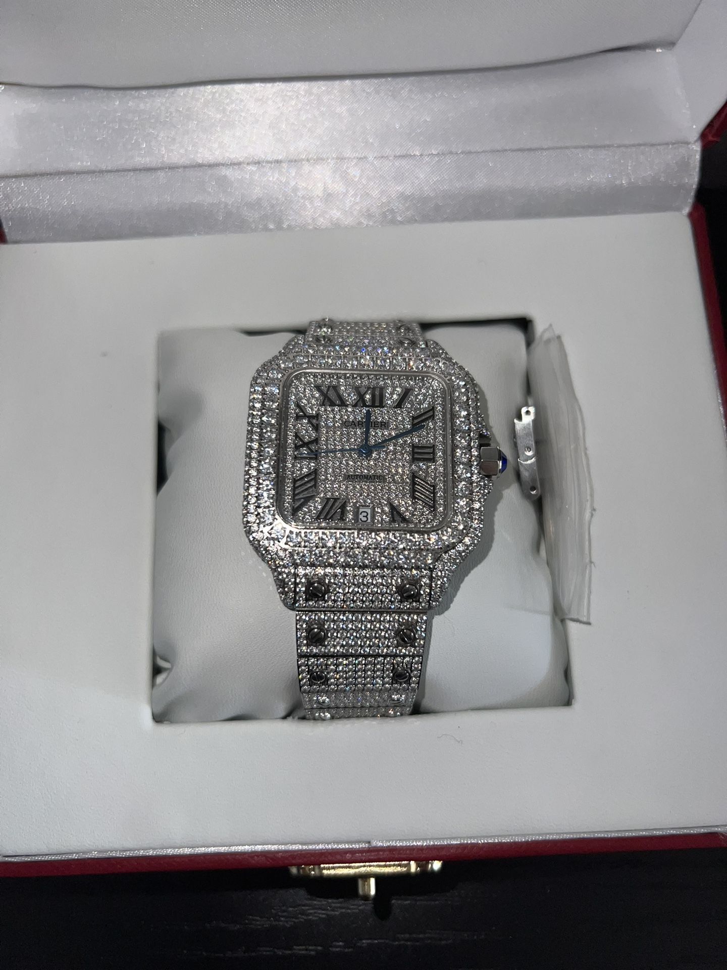 Cartier Moissanite Watch