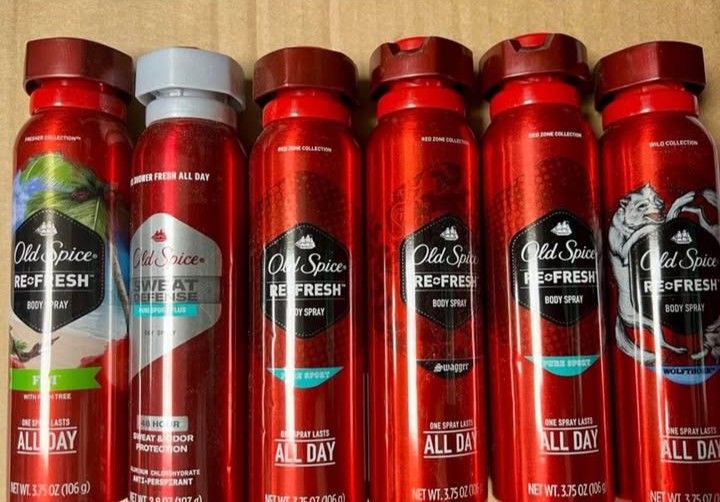 Old Spice Body Spray Bundle X6