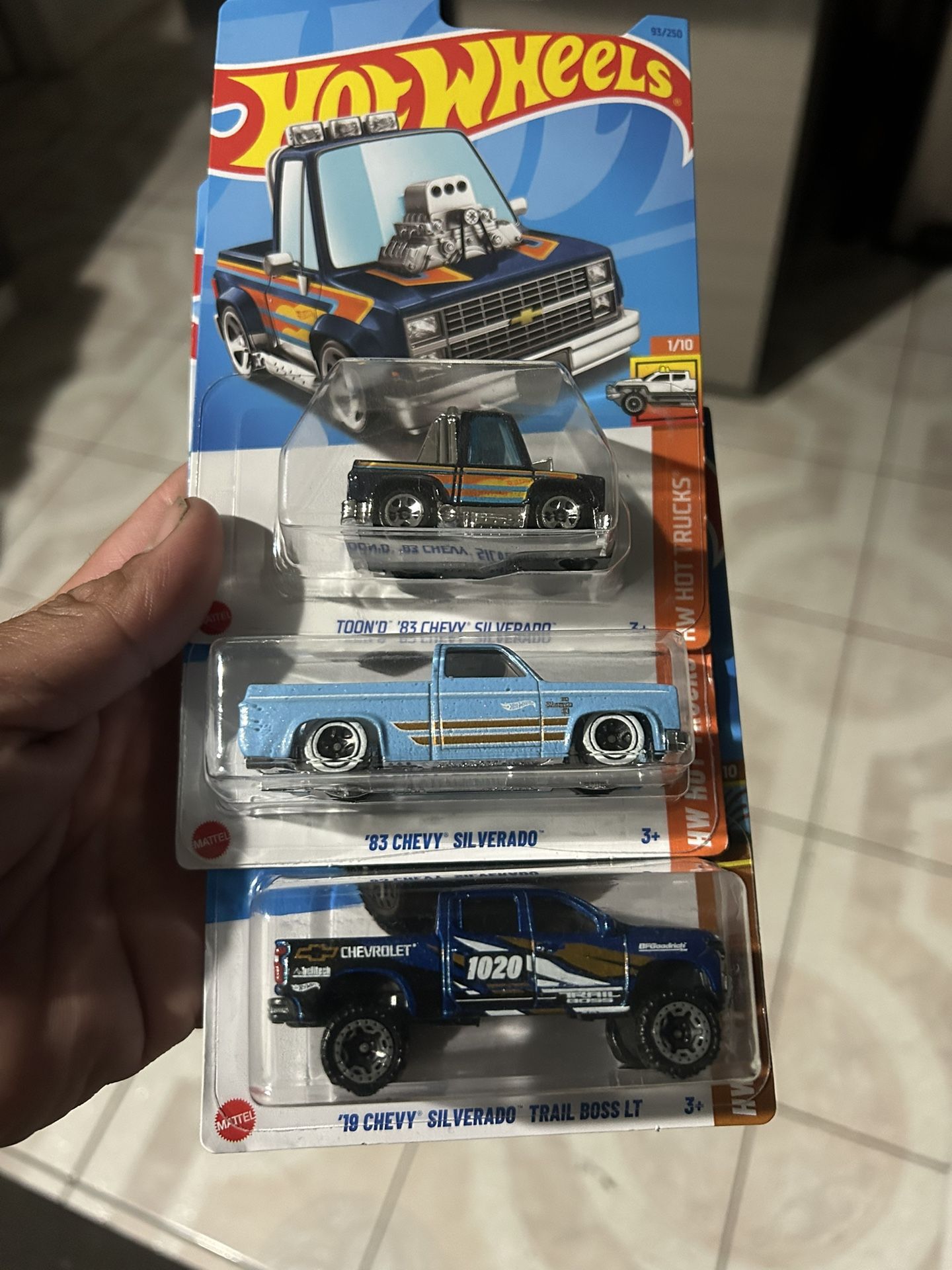 Silverado hot wheels