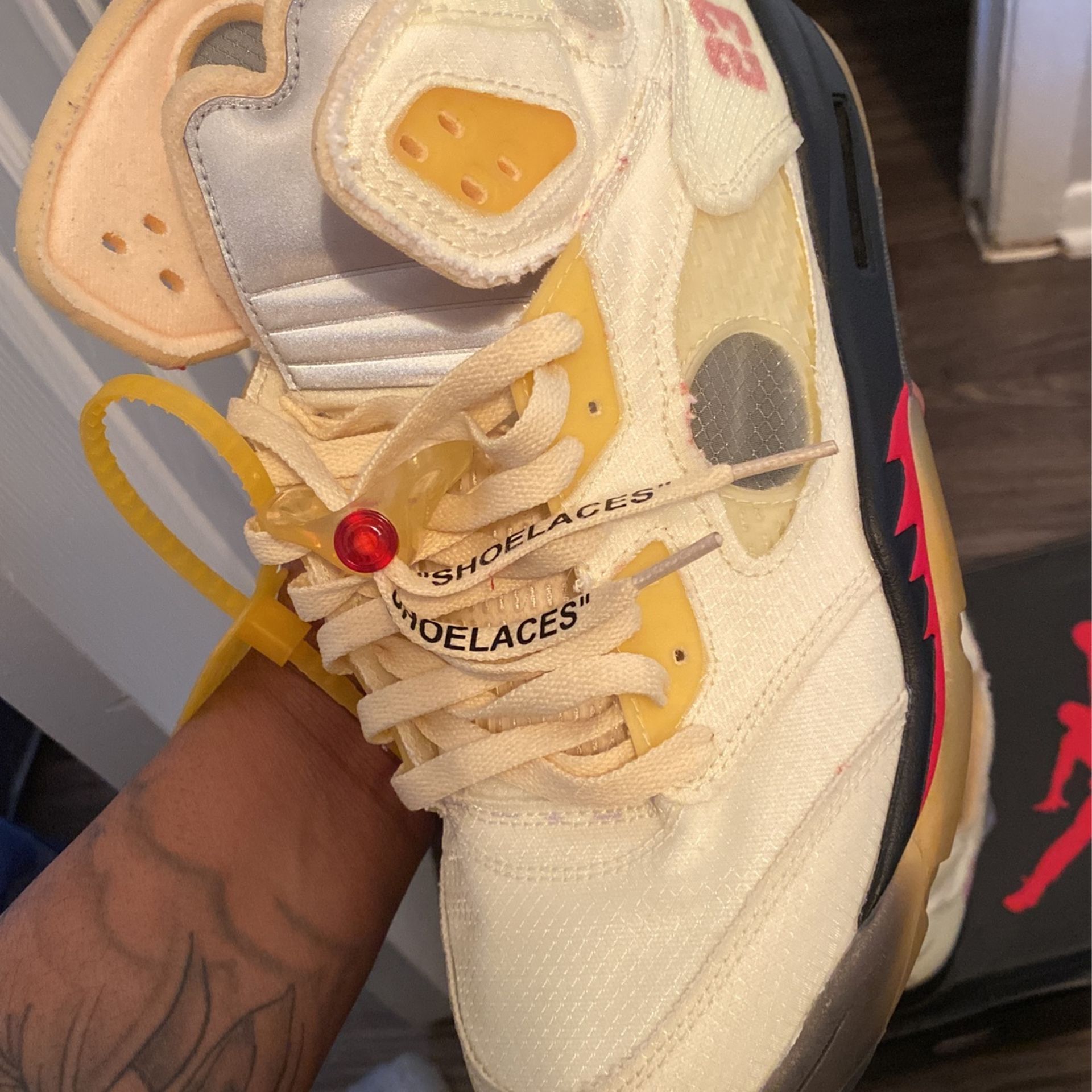 Off White x Retro 5 Sail for Sale in McKinney, TX - OfferUp