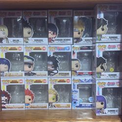 BOX ONLY!!! Lot of 15! Funko Pop Packaging boxes with inserts Anime Naruto Boruto my Hero Academia Marvel 