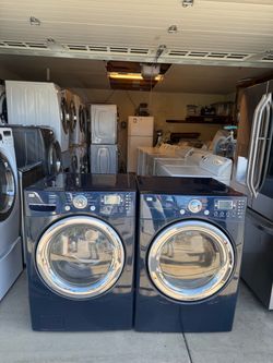 LG Tromm Front-Load Washer and Electric Dryer Set