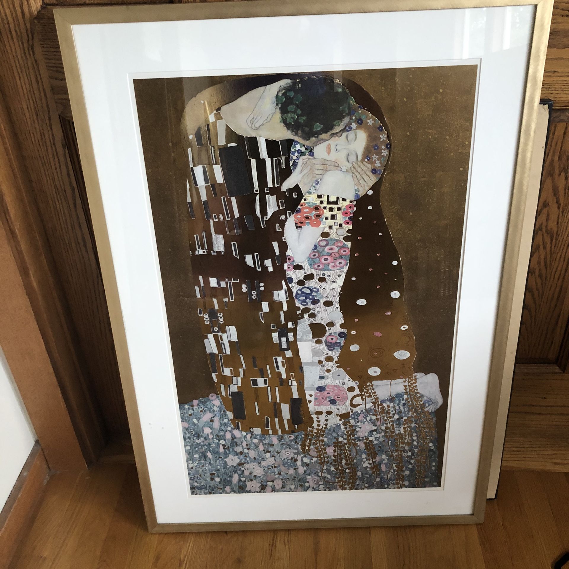 The Kiss Klimt Gustav framed print