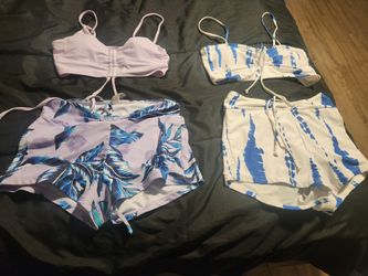 NEW Shorts bikini set 2 piece $5each set $10 for both