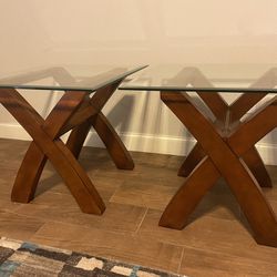 End Tables Glass Top