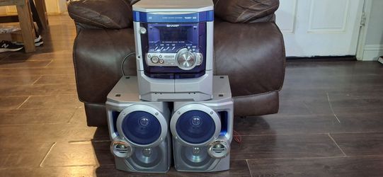 a Sharp CD-XP500 Mini Component Stereo System,