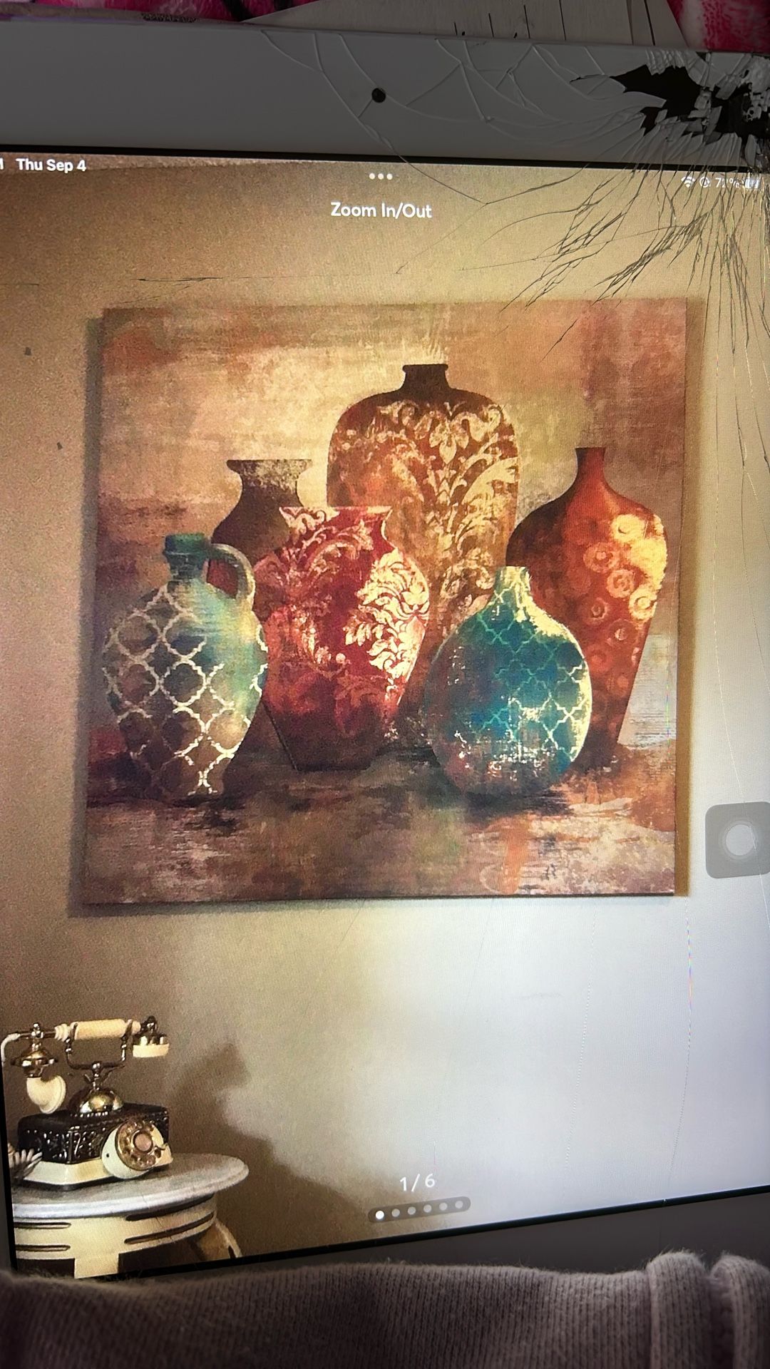 Large 39 X 39 Gorgeous Colorful Art Piece