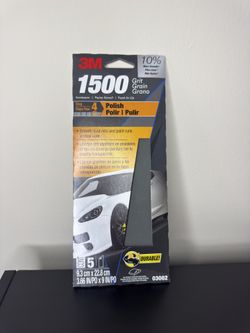 3M Wetordry Sandpaper, 1500 Grit