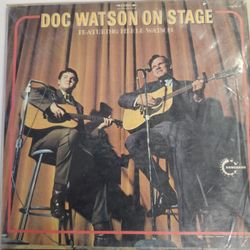 DOC WATSON / Doc Watson on Stage 2 LP Vanguard VSD9/10  1970 VG+BOSTON STATE COL