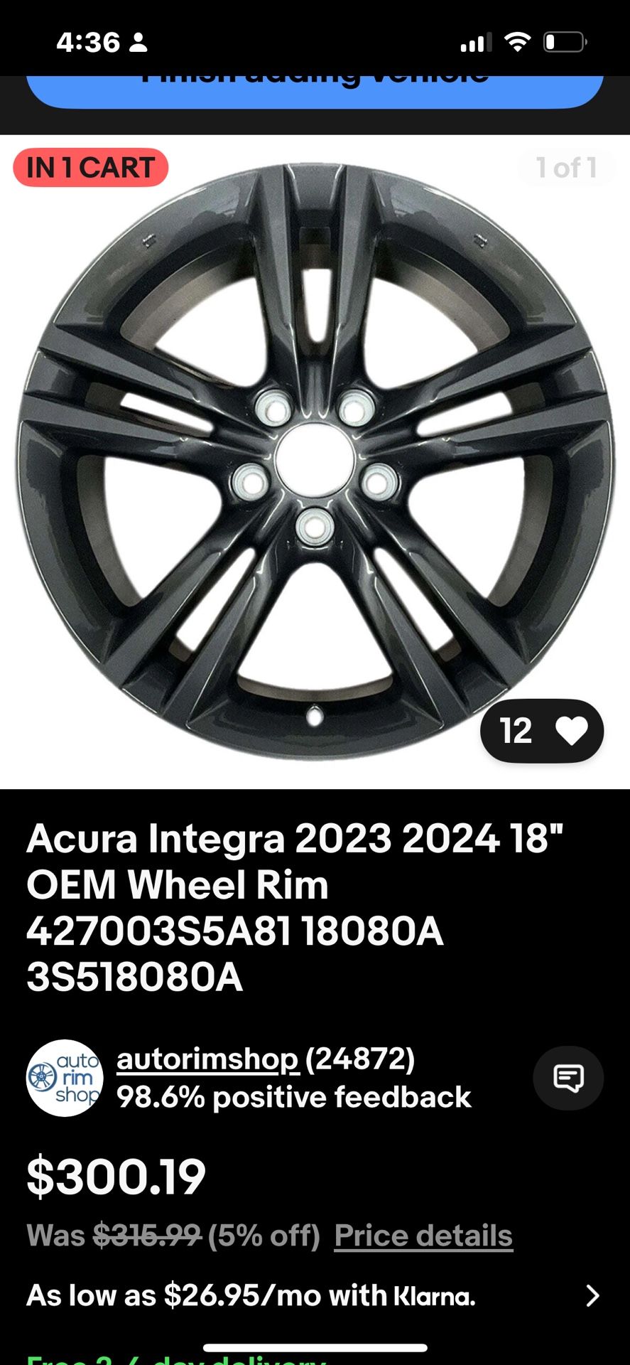 2024 Acura Integra Wheels