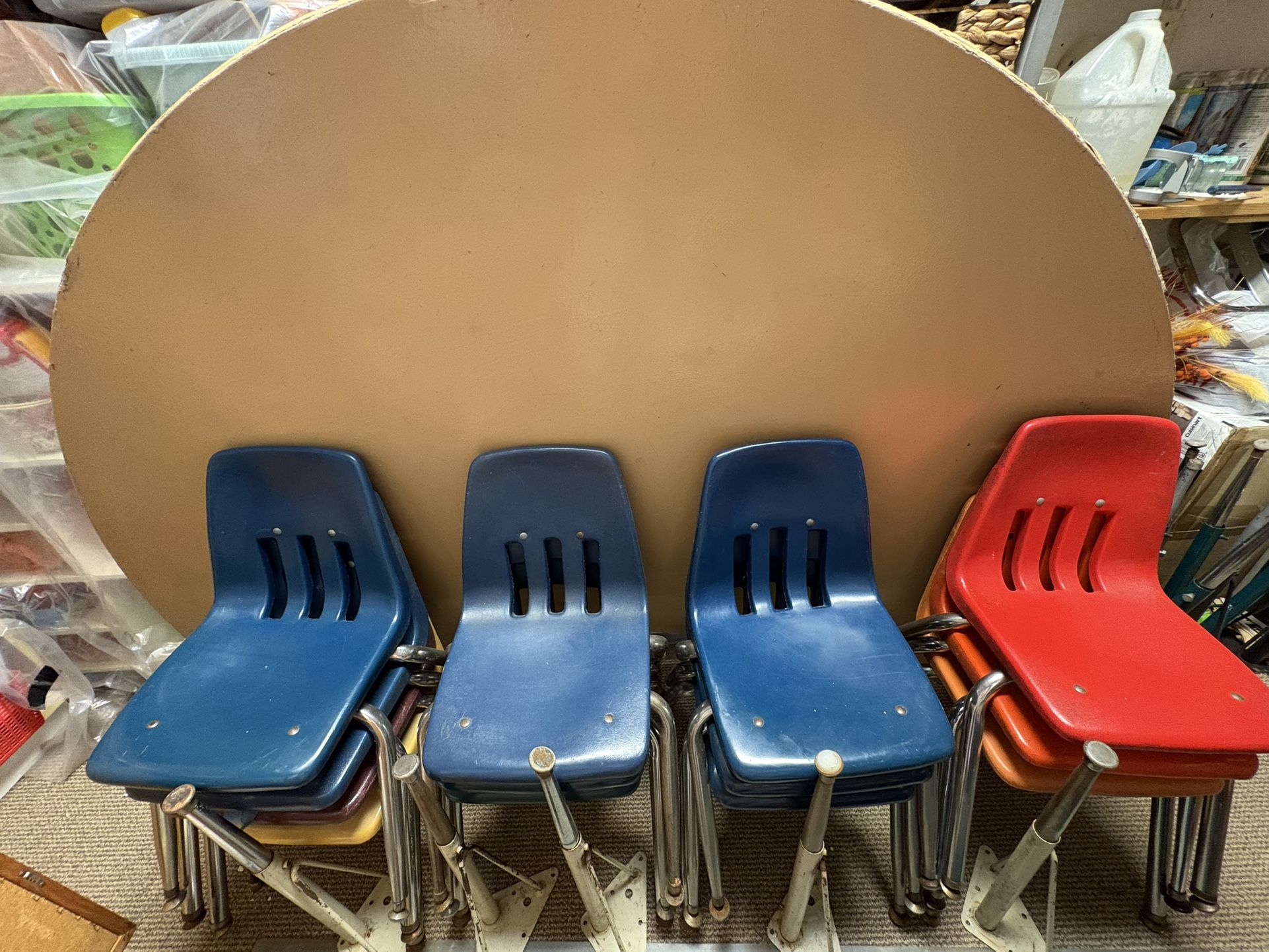 Preschool Table & 13 Chairs