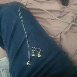 Necklace And Earstuds