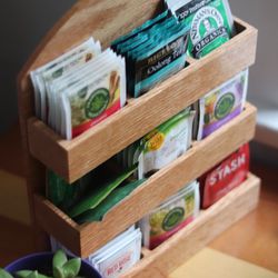 Oak Wooden Tea Box