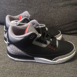 Jordan 3 Retro OG Black Cement 2024 Men's Size US 4y