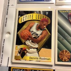 Dennis Rodman Basketball Trading Cards For Sale 