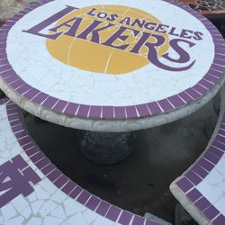 Lakers Concrete Table