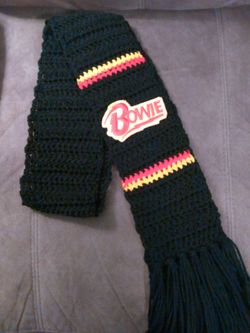 Handmade David Bowie Scarf