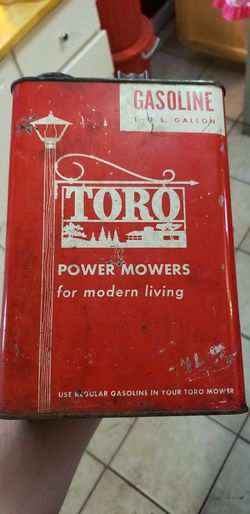 Vintage Toro Motors 1 Gallon Gas can
