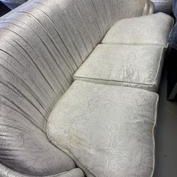 White beautiful couch