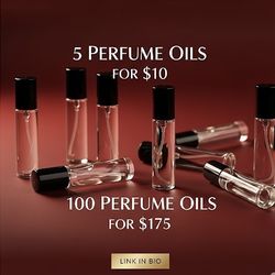 5 Perfume Oils For $10 DM For List