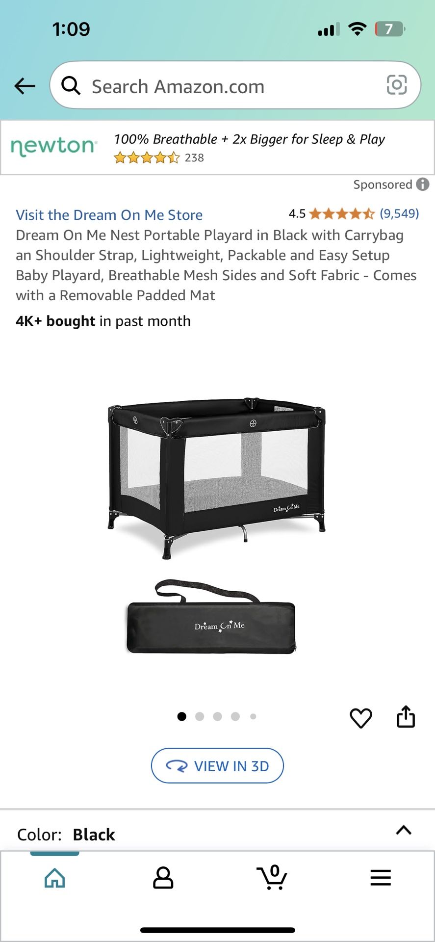 Dream On Me Nest Portable Play Yard