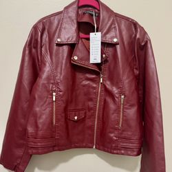 Women’s Faux Leather Jacket 