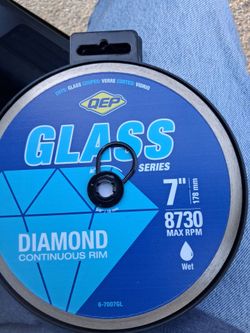 Glass seri 7" diamond