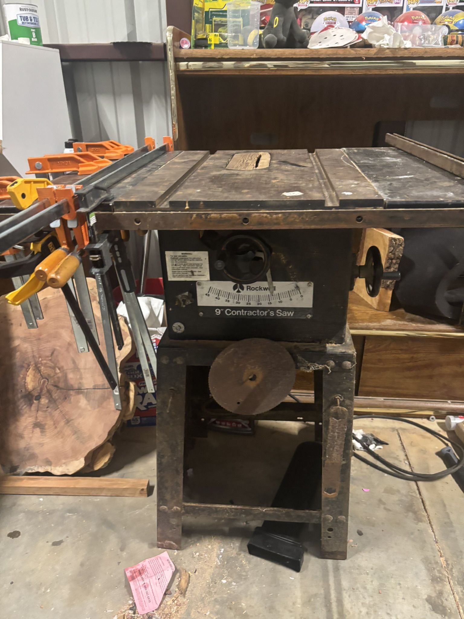 Rockwell Contractor Table Saw 7.25” Blades.