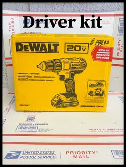 20-Volt MAX Cordless 1/2 in. Drill/Driver, (2) 20-Volt 1.3Ah Batteries, Charger & Bag