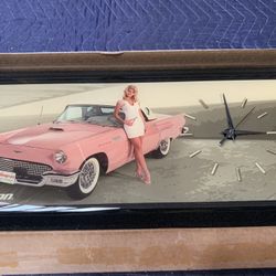 Snap on Vintage 57 T Bird Wall Clock