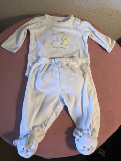 Carters Newborn Cute 2pc Outfit- Happy Easter