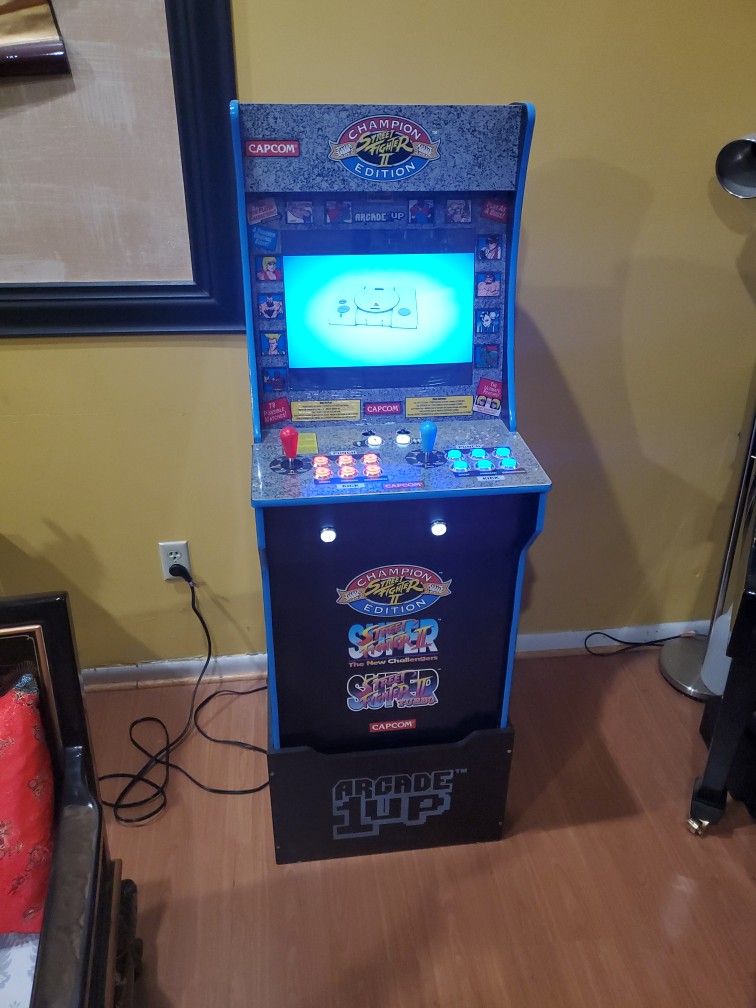 Arcade 1 Up With Stand Ugraded With Retropie Man Cave