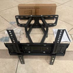 New In Box 26 To 65 Inch Swivel Tilt Articulating TV Television Wall Mount Bracket 100 Lbs Capacity 400mmX400mm VESA Max 