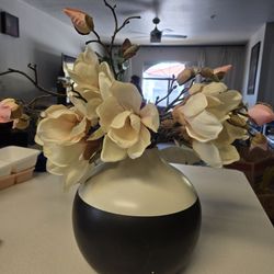 Vase With Flux Flowers 